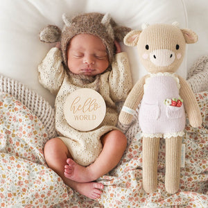 Cuddle & Kind - Ava the Cow (lavender), Give 10 Meals|155907