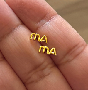 Ma Studs  - 18K PVD Gold Plating|176806