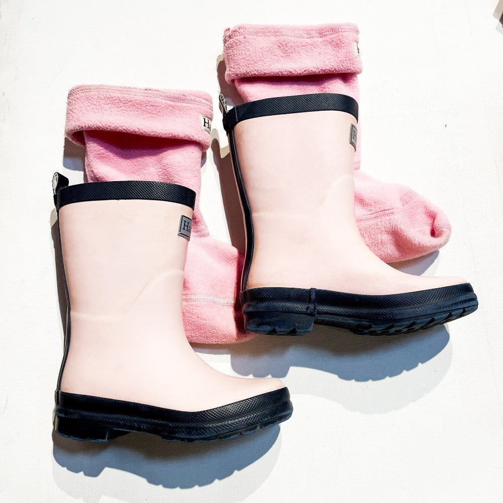 Hatley Pink Boots & Liners 10|178876