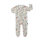Belan.J - Footed Zipper Sleeper - Spring Meadow|193842