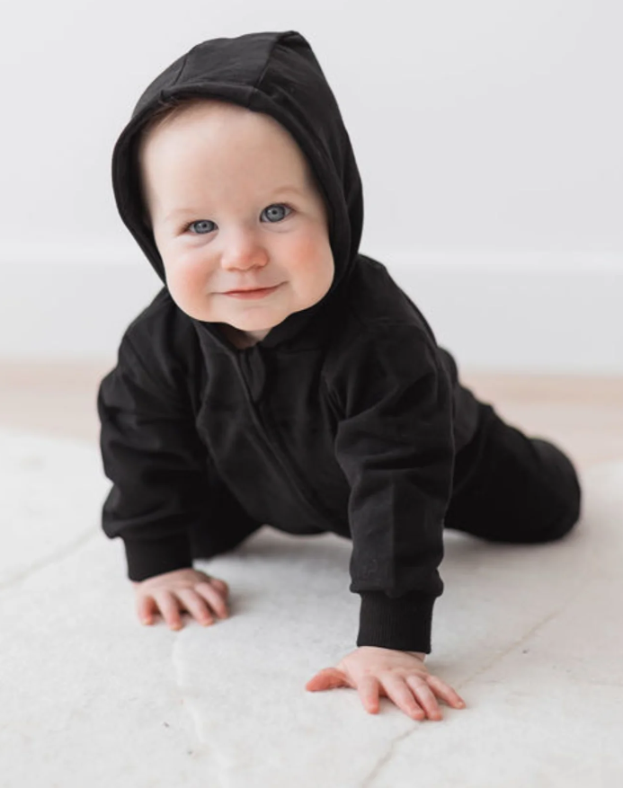 Mila & Co - Hoodie Romper Black|104619