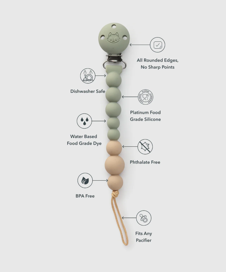 Loulou Lollipop - Pacifier Clip - OneC|212315