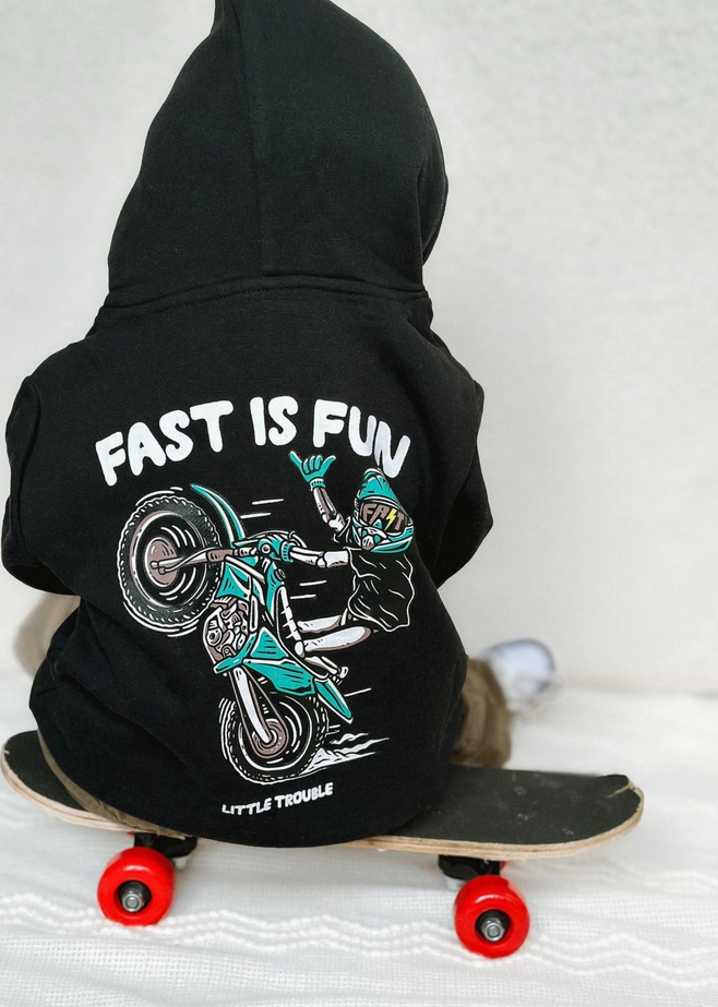 Little Trouble - Fast Is Fun Hoodie|178692