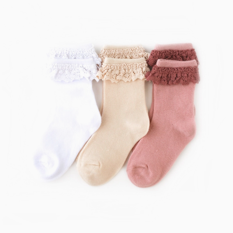 Little Stocking Co. - Lace Midi Sock 3-Pack|104649