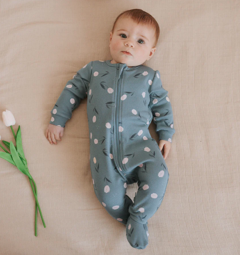 Petit Lem - Convertible Sleeper - Cream Tulips|187068