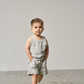 Little Bipsy - Stitch Pocket Jersey Short - Light Heather Grey|142516