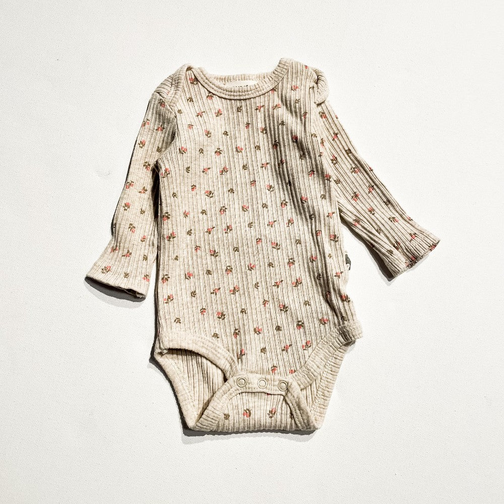 Rabbit + Bear Onesie 0-3M|227837