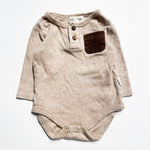 Rabbit + Bear Onesie 3-6M|208000