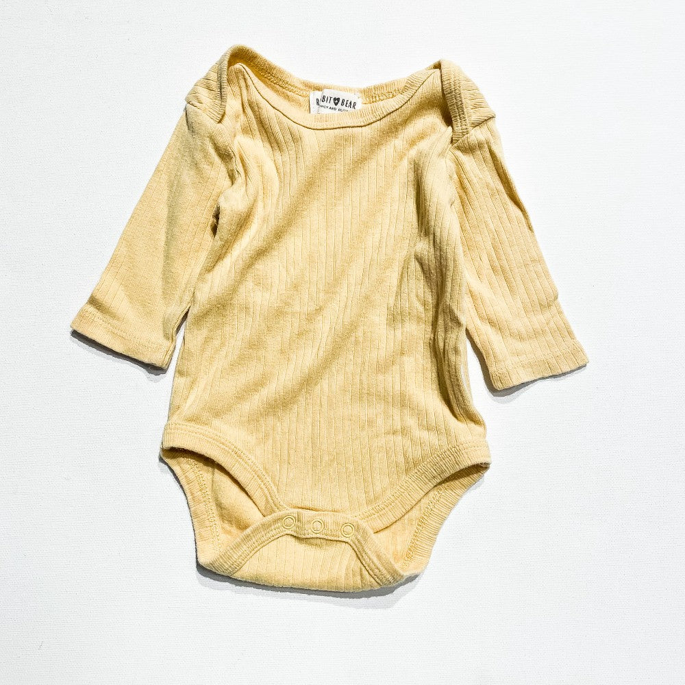 Rabbit + Bear Onesie 0-3M|221851