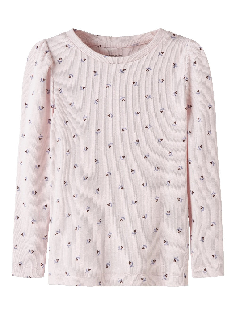 Name It - Ribbed Floral Long Sleeve|225542