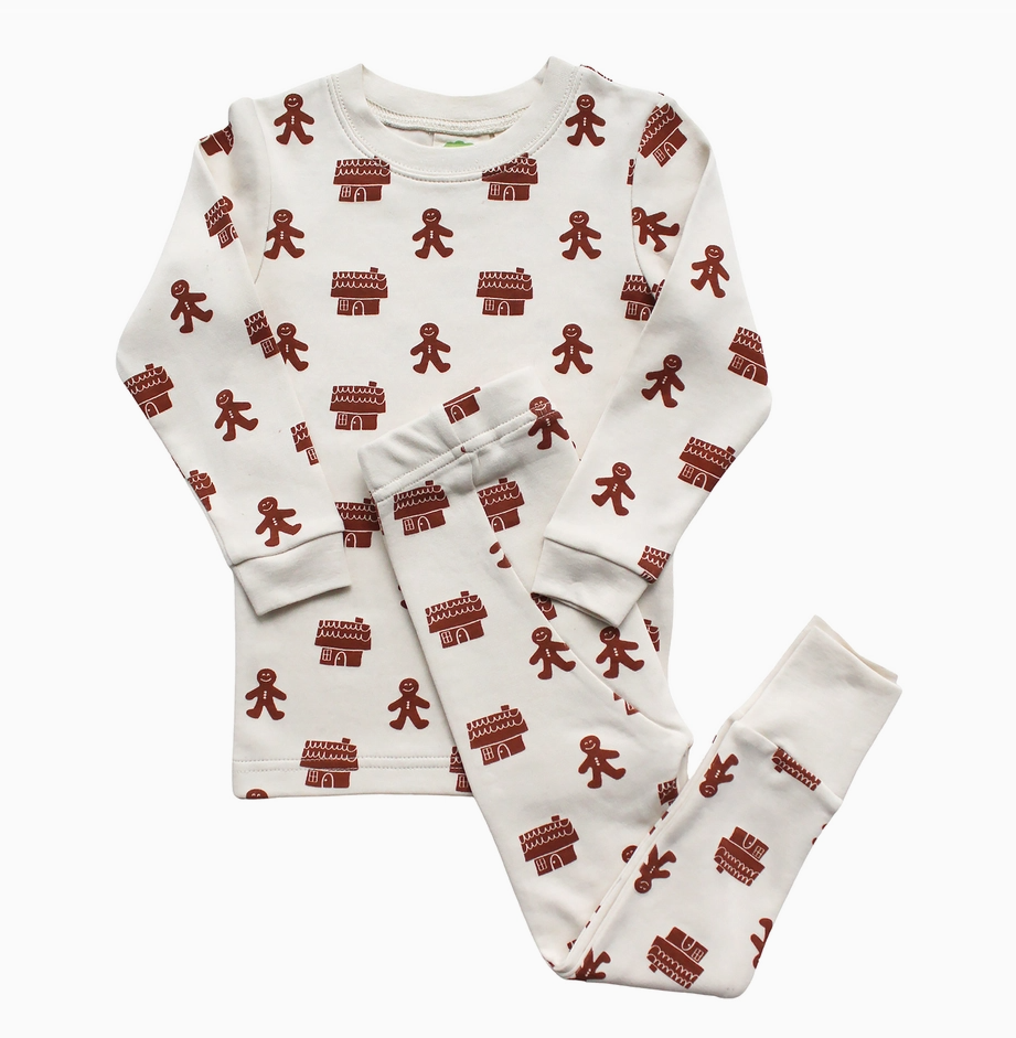 Parade Organics - "My Jammies" Holiday Pajamas Gingerbread|173340