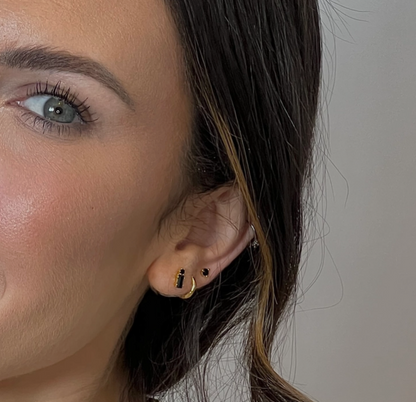 Rectangle Pearl Earrings -18K PVD Gold Plating|186977