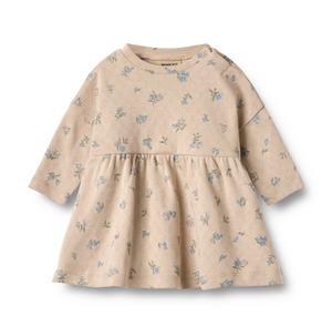 Wheat - Jersey Dress Emmy Warm Sand Flowers|164328
