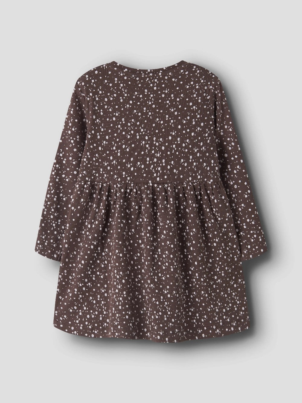 Name It - Long Sleeve Ribbed Floral Dress|225517