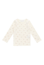 Jamie Kay - Organic Cotton Long Sleeve Top Thelma Parchment|176836