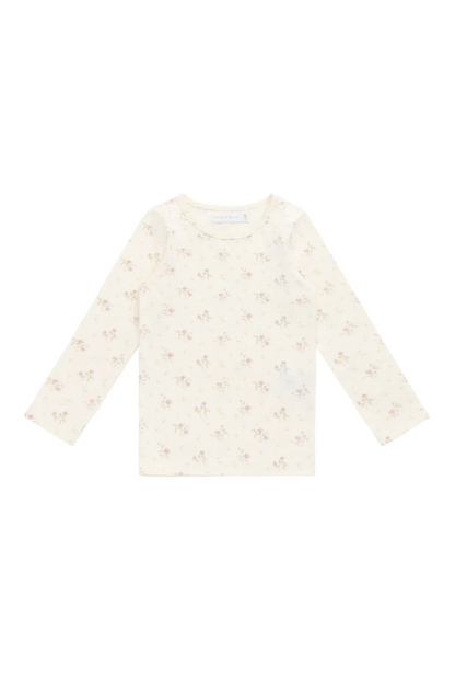 Jamie Kay - Organic Cotton Long Sleeve Top Thelma Parchment|176836