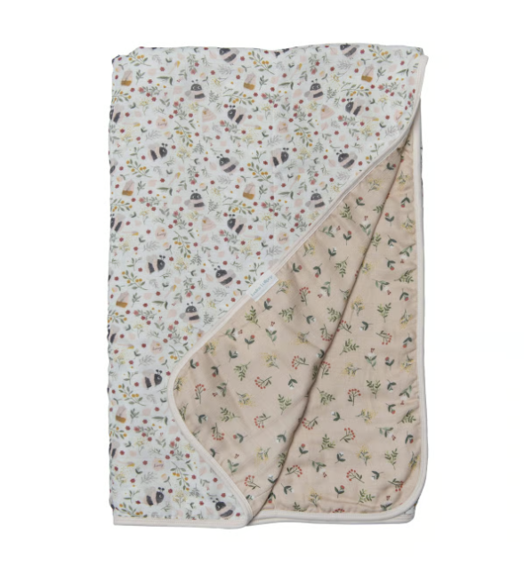 Loulou Lollipop - Muslin Quilt- Bumble Bees|136248