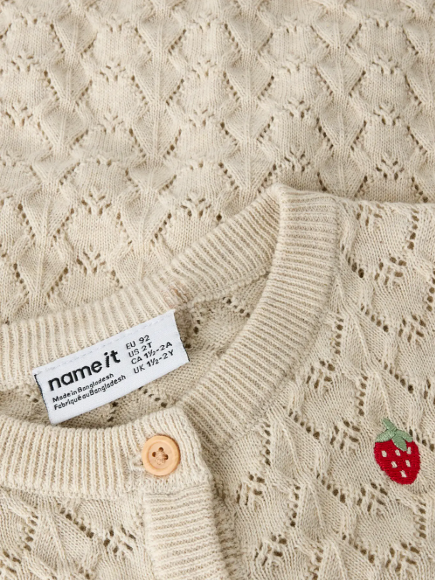 Name It - Strawberry Knit Cardigan|216207