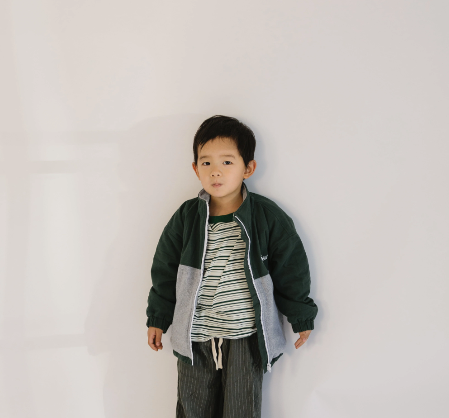 Roobear - Colourblock Fleece-lined Jacket True Cream + Brown|174797