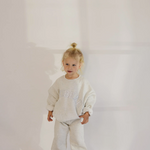 Roobear - Fleece-lined Crewneck Grey|163063