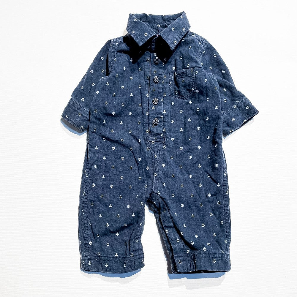 Gap Lined Romper 0-3M|191078