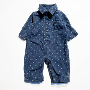 Gap Lined Romper 0-3M|191078