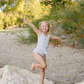 Current Tyed - The "Zoey" Twirl One Piece Suit|140495