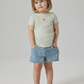 Name It - Embroidered Ruffle Tee|209561