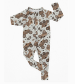 Neutral Monster Trucks | Bamboo Romper|99288