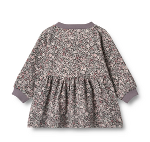 Wheat - Jersey Dress Dorthea Purple Stone Flowers|164385