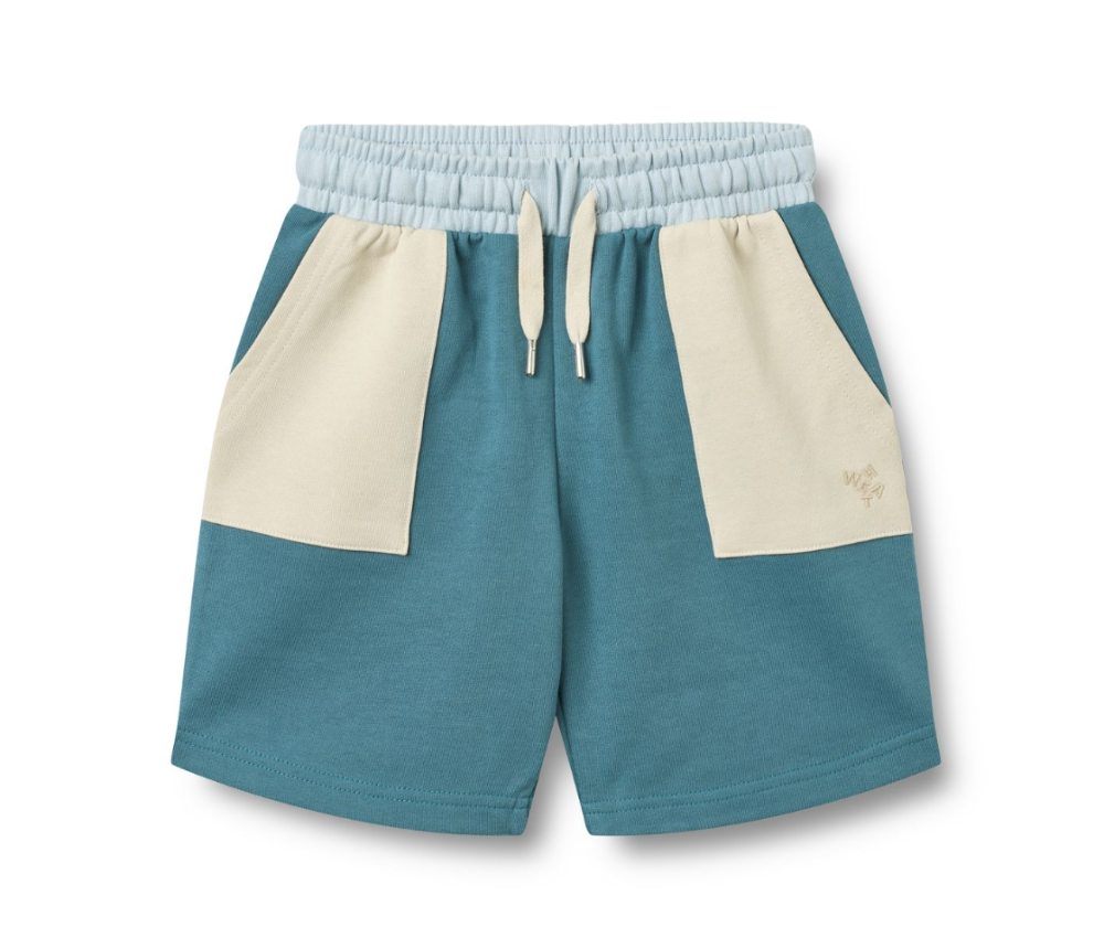 Wheat - Sweat Shorts Elmo Blue Teal|191204