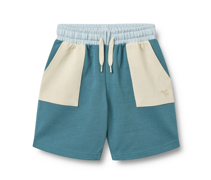 Wheat - Sweat Shorts Elmo Blue Teal|191204