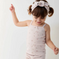Jamie Kay - Organic Cotton Fine Rib Headband - Petite Fleur Violet|136706