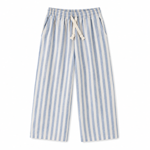 Roobear - Linen Striped Pants - Blue