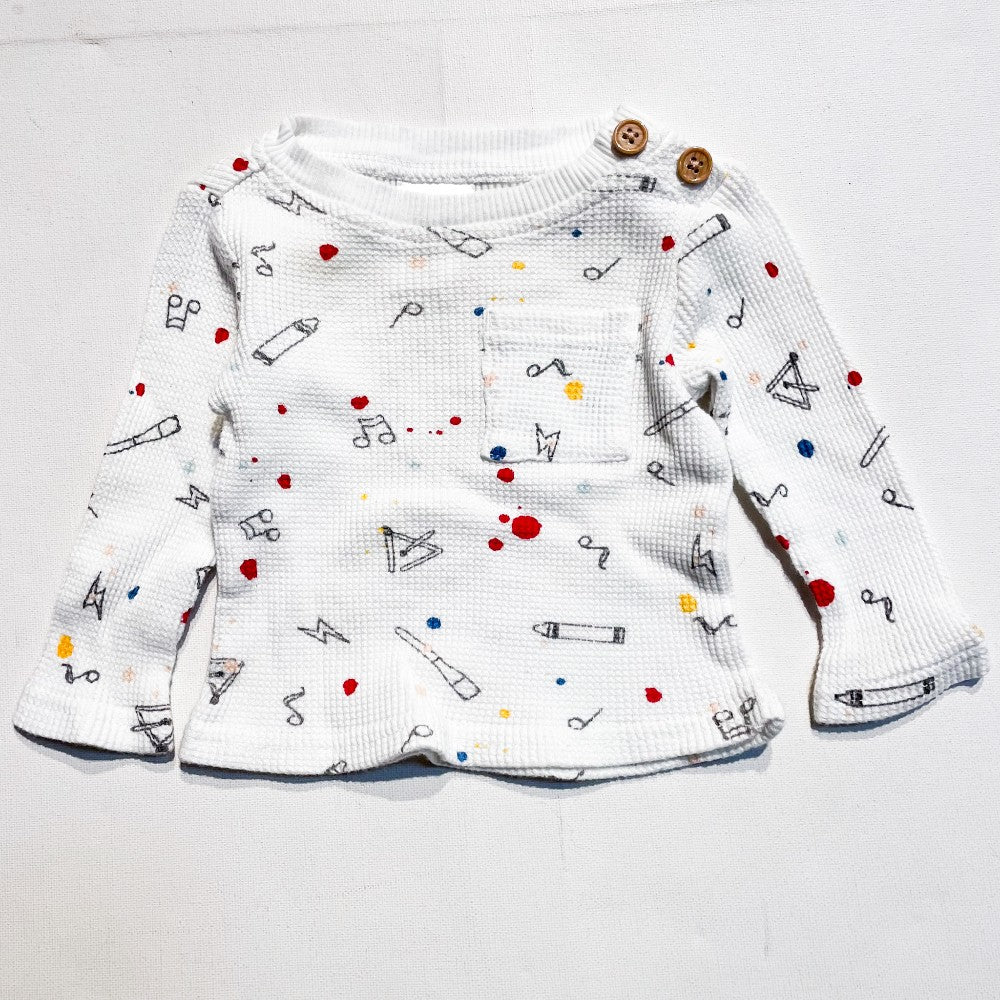 Indigo Shirt 3-6M|181283