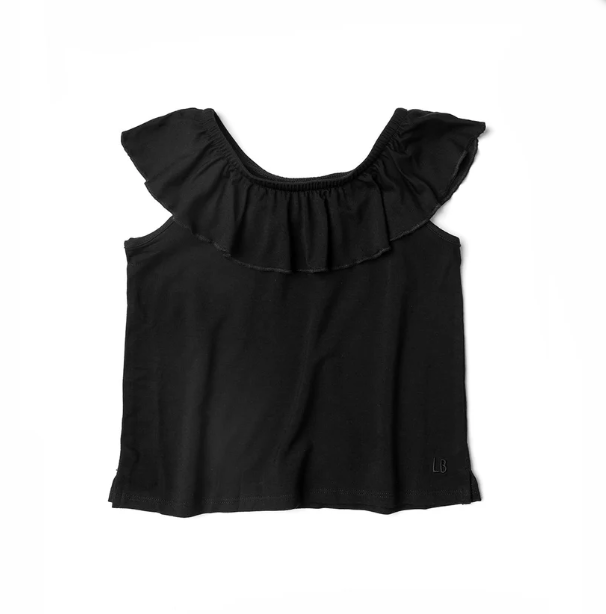 Little Bipsy - Ruffle Bamboo Top|103979