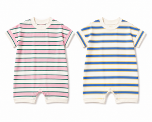 Roobear - Cotton Striped Rompers
