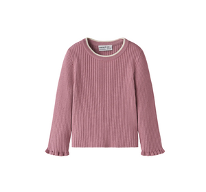 Name It - Dusty Mauve Knit Top|213997