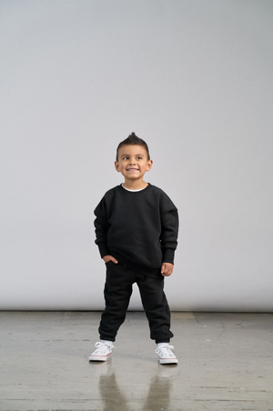 Little Bipsy Elevated Crewneck - Black|116134