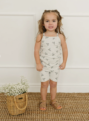 Mebie Baby - Bow Tank + Biker Short Set|185374