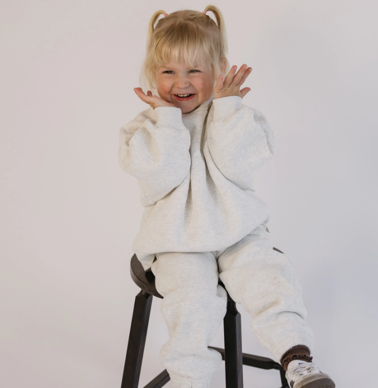 Roobear - Fleece Lined Sweatsuit - Grey|173965