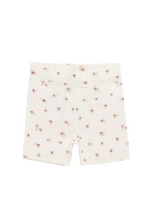 Jamie Kay - Organic Cotton Everyday Bike Short Simple Flowers Egret|176575