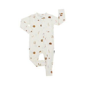 Belan.J - Ribbed Footless Sleeper - Milk & Cookies