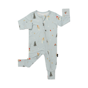 Pre Sale: Belan.J - Footless Zipper Sleeper - Snowmen