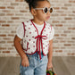 Mebie Baby - Strawberry Quilted Vest