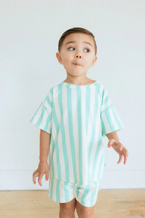 Jax & Lennon - Essential Tee Cabana Stripe